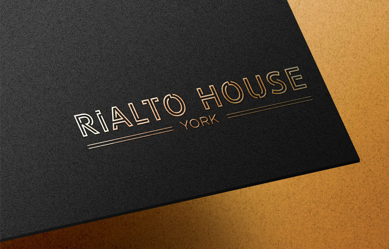 Rialto House, York branding