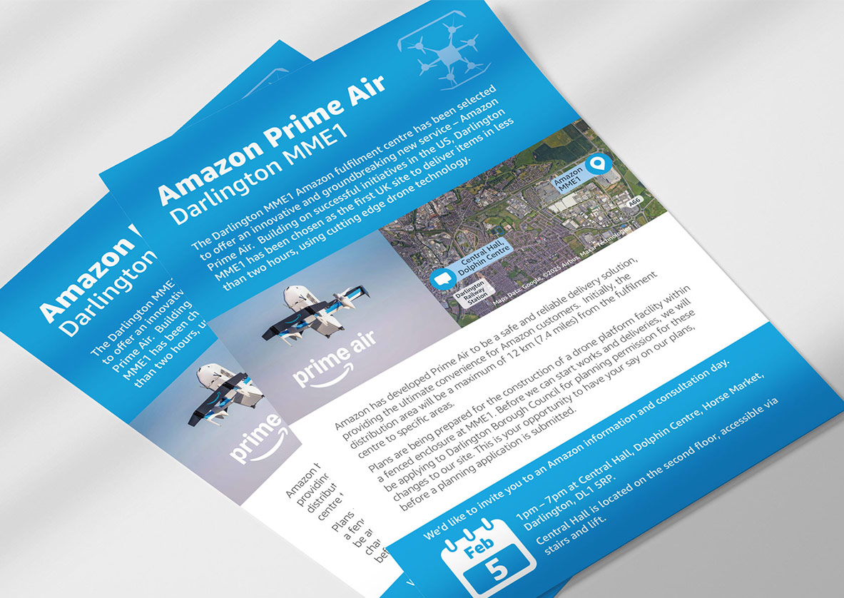 Amazon Prime Air lealfet