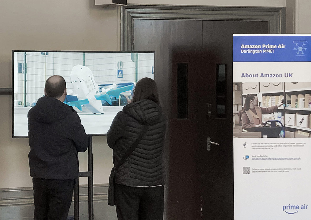 Amazon Prime Air public consultation event promotional film